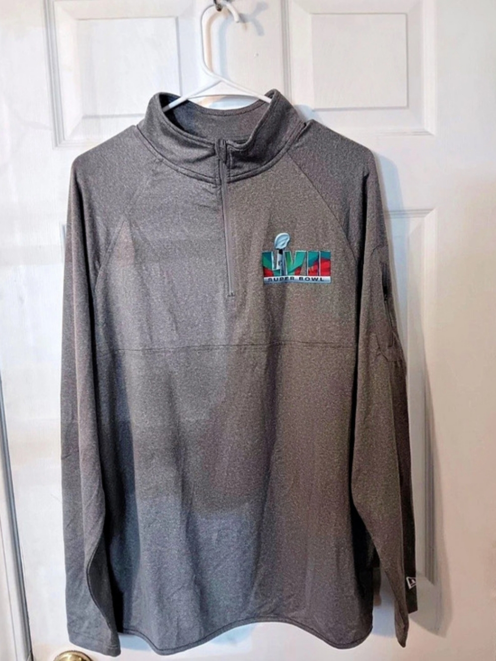 New Era NFL Super Bowl LVII Teammate 1/4 Zip Pullover Medium